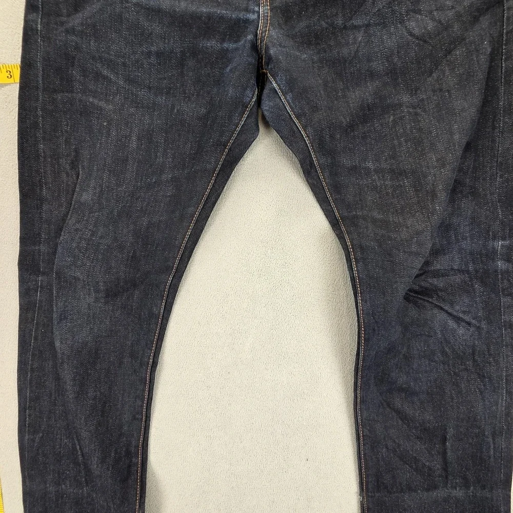 American Eagle‎ Jeans Mens 32x32 Blue Selvedge Slim Honeycomb Dark Wash